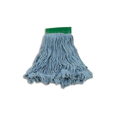 Rubbermaid Commercial Rubbermaid Medium Super Stitch CottonSynthetic Wet Mop W 1 Headband  FGD25206BL00, PK6 FGD25206BL00